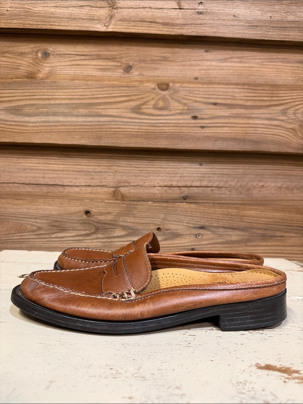 Bass Weejuns ‘Peggy’ Penny Mules - Picture 6 of 10